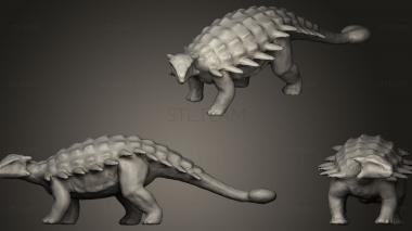 3D model Ankylosaurus (STL)